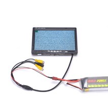 복합판넬 인테리어루바 FPV 컬러 1024x600 모니터 비디오 스크린 RC 멀티콥터 프레임 무선 복합 카메라용 7, 한개옵션0