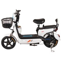 2인용전기차 이륜차 배달용 전기 스쿠터 전동 자전거 보조의자 바구니, 65 75km 배터리 장착, A