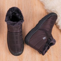 여성 부츠 패션 방수 겨울 눈 신발 캐주얼 경량 발목 남성, 02 36, [05] short boots brown
