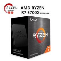 AMD Ryzen 라이젠 7 5700X R7 3.4 GHz 8 코어 16 스레드 CPU 프로세서 7NM L3 = 32M 100-000000926 소켓 AM4 봉인 된 팬 없음