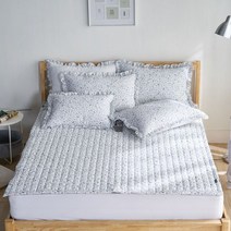 [천삼백케이] [샤이닝홈] 아밍 제이드 시어서커 침대패드 S, 핑크