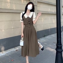투피스형 원피스 면접 아나운서 상견례 원피스