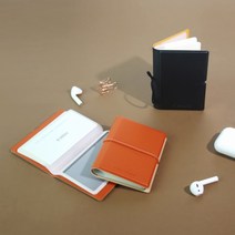페니체 밴드 홀더 명함 포토카드북 케이스, 브라운