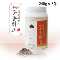 홍가원 동충하초 환 밀리타리스 베타글루칸 말린 눈꽃동충하초 버섯 분말 국내산 코디세핀 활력 지구력 기력회복 건강환 야차굼바, 3통, 240g