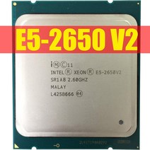 인텔 제온 프로세서 E5-2650 V2 E5 2650 CPU 2.6 LGA 2011 SR1A8 Octa Core 데스크탑 e5 2650V2, 없음