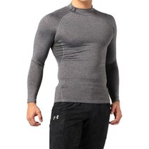 언더아머 언더아머 히트기어 아머 모크넥 티셔츠 1289559-090