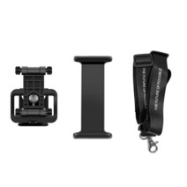 드론 드랍장치 부품 DJI 매빅 2/미니/프로/스파크/에어 전면 뷰 브래킷 용 전화 태블릿 홀더 마운트 끈 원격 제어 휴대용 액세서리, 01 BLACK