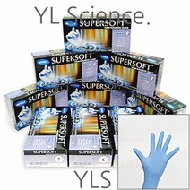 (JLS) Supersoft Nitrile Glove Blue (PowderFree) 니트릴글러브 나이트릴글러브 니트릴장갑 실험실용장갑 수술장갑 일회용장갑 보호장갑 안전장갑, YLSSN-S