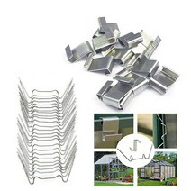 조립식비닐하우스 30pcs/60pcs 유리 오버랩 클립 스테인레스 스틸 온실 클램프 하우스에 대 한 고정, 03 30pcs-Z