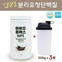 단백질쉐이크 맛있는 아침 한끼 식사대용 쉐이크 분리유청 마시는 단백질 프로틴 파우더 웨이프로틴 식단 조절 여자 운동 초코프로틴, 3개, 500g