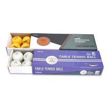 스포츠_ 포부 - 2성 탁구공 12개입 40mm 오렌지 화이트, 선택완료, 포부 2성 탁구공 12개입/백색