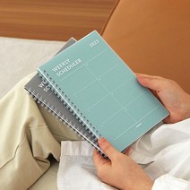 PT 관리 일주일 운동관리 데일리 스케줄러 만년형 만년 목표관리 노트, 민트