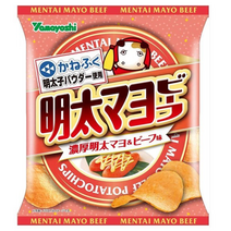야마요시 명란젓 멘타이마요 비프 포테토칩 50g x 12봉지, 1개