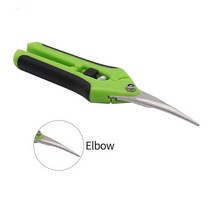 정원 도구 Secateurs 분재 가위 금속 원예 가지 치기 핸드 커터 과일 따기 잡초 가정용 화분 1PC, [04] Green Elbow
