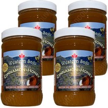 Western Sage 웨스턴세이지 정품 캐나다 계피(시나몬) 천연꿀 1kg x 4개 셋트