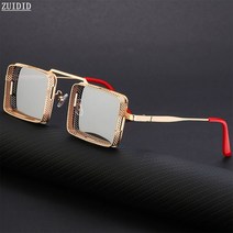 고급선글라스 남성용 스퀘어 펑크 선글라스 Steampunk 패션 안경 레트로 쉐이드 빈티지 Gafas De Sol Vasos Decorativos Occhiali Da Sol Gg