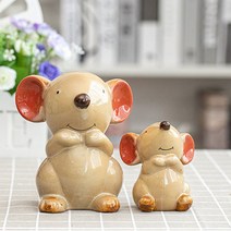 Joyce shop 오래달리기 장식장소품 도자기소품 인테리어소품 장식품, 장식품-복마우스