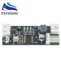 부품 보드 개발 호환 단일 12V 0.8A DC PWM 2-3 와이어 팬 온도 제어 속도 컨트롤러 섀시 컴퓨터 소음 감소 모듈 NTC B 50K 3950