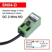 1 Pc 유도 광장 근접 스위치 SN04-N1 SN04-P1 금속 감지 4mm NPN PNP NO NC SN04-D1