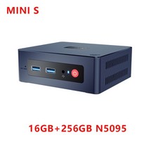 소형PC 미니PC 산업용미니PC Beelink-미니 S GK 미니 인텔 셀러론 J4125 N5095 윈도우즈 11 PC DDR4 8GB 2, 04 EU, 06 16GB 256GB N5095