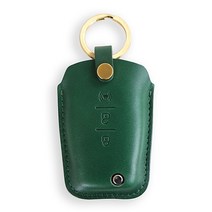 보도니 이태리 가죽 쌍용 티볼리 토레스 G4렉스턴 차 키케이스, 그린+골드무광