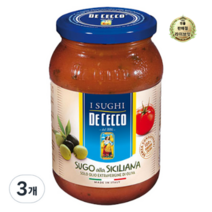 라이브잇 데체코 슈고 알라 시칠리아나 파스타 소스, 6개, 400g