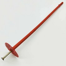 화스너 인슐레이션 못 모음 단열재 절연재, 빨간색 25cm500 분할 절연 손톱 세트