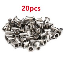 10/20/50pcs M3 M4 M5 M6 M8 M10 리벳 너트 스테인리스 플랫 헤드 캡 카운터 싱크, 02 20pcs_02 M4