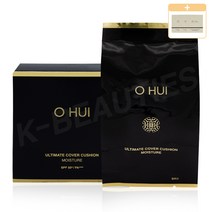 오휘 얼티밋 커버 모이스처 쿠션 파운데이션 리필 15g (+1ml 샘플 증정), 1EA, 1호