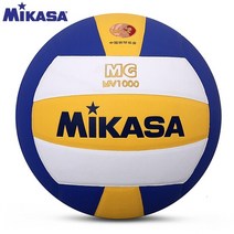 original mikasa volleyball mv1000 size 5 pu 슈퍼 하드 섬유 브랜드 배구 실내 경쟁 공 fivb 공식 배구, 01 yellow blue ball