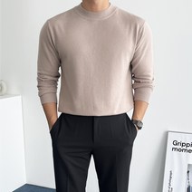 데일트 남자 퍼펙트 스판 라운드 니트