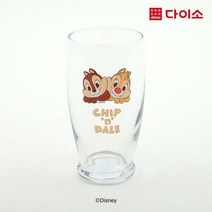 [다이소]디즈니_칩앤데일_유리컵(약350 ml)-1025954