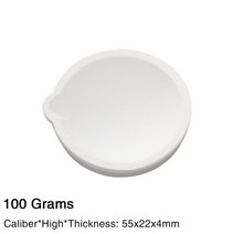 고온 석영 실리카 용융 도가니 용광로 용 세라믹 도가니 용융 주조 정제 금은 (100G-10Kg), 01CHINA, 03100g