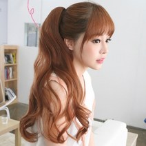 가발스토리 집게달비/포니테일 스위트비 55cm, 자연갈색, 1개