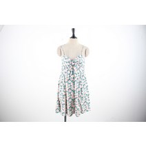 (ZARA)자라 플로럴 끈 나시 점프수트(S)