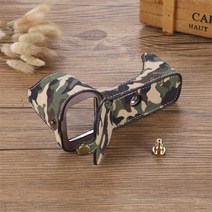 적용하다SonyA7M4 A7II a7M3 A7R2 A9 캔버스 하프 커버 베이스 A6400 A6100 카메라 가방 적용, 기본 카키 위장_A7r2/A7m2/A7s2