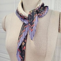 Palace Diamond Pleated Scarf PURPLE/ONE SIZE