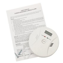 이산화탄소경보기 최신 LED 디지털 가스 연기 경보 CO 일산화탄소 감지기 음성 경고 센서 홈 보안 보호, 한개옵션0