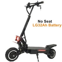 전동 킥보드 전기 이륜 스케이트 보드 듀얼 모터 킥 스쿠터flj t112 60v5600w 엔진 11인치 오프로드 타이어 강력한 파워 전자, lg32ah 좌석 없음