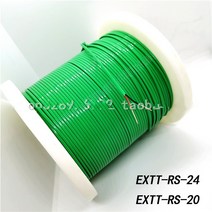 S타입 백금 로듐 열전대 연장 와이어 R PTFE THERMO-COUPLE EXTT-RS-24 온도 보상 5M, 01 5m EXTT-RS-20