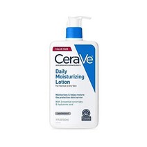 CeraVe 건성 피부용 세라베 데일리 모이스춰라이징 로션 | 히알루론산과 세라마이드가 함유된 바디 및 페이셜 모이스처라이저 향수 무료 19온스