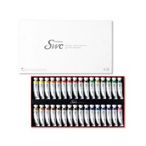 신한)SWC 수채화물감 32색(15ml Tubes) 전문가용 미술용 용 수업