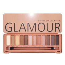 글래머 컬러뉴스 12색 아이섀도우 팔레트, 혼합 색상, 1개