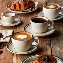 뉴욕레트로 에스프레소잔 세트 B 커피잔 카페 라떼잔 예쁜 빈티지 찻잔