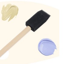 편리한 간편한 미술 페인트 삼각형 스펀지 스폰지 붓 2.5cm