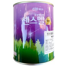 kcc 유성페인트 에나멜페인트 센스멜골드 1L 철재 목재 난간 방화문, 회색
