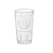 보르미올리 로맨틱 아쿠아 컵 340ml, 투명, 4개