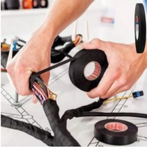 전선 보호 케이블 정리 테이핑 높은 접착력 패브릭 테이프 15m 2개, 25mm 2개