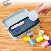 바늘쌈지 실바느질세트 옷수선 함 반짇고리 휴대용 반짓고리 바느질세트, 파스텔핑크