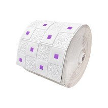 접착식파벽돌 DIY 3D 월 스티커 벽지 셀프 접착 폼 소프트 룸 홈 데코 방수 곰팡이 방지 아이 침실용, 30 White Purple_02 70cmX5m